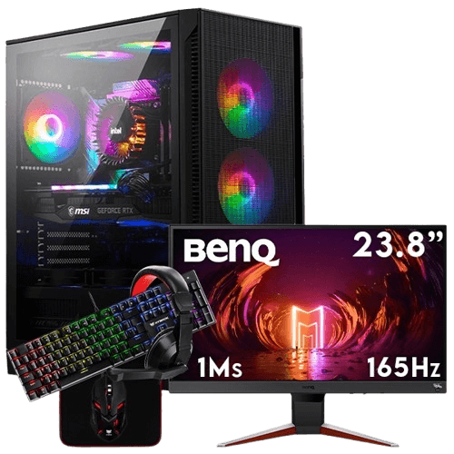 SETUP GAMER R5 3600-RTX 3050 6Go + EX240N + HPG200