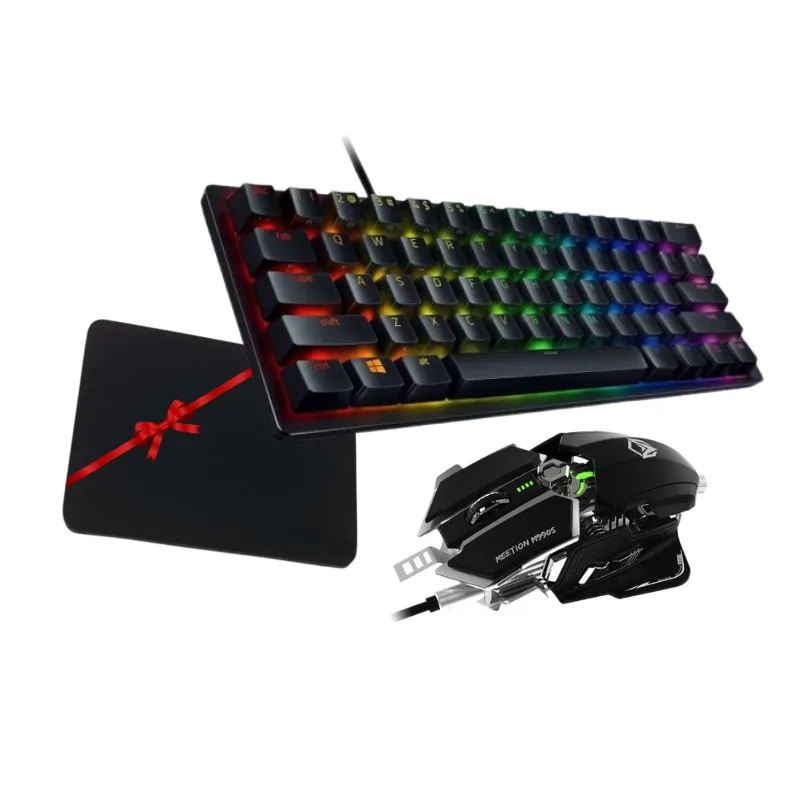 Meetion M990S + Clavier Deadskull Red Switch