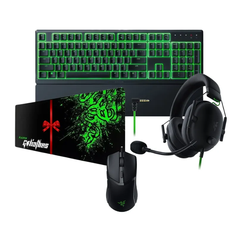 Razer Ornata V3 X + Razer BlackShark V2 X + Razer Cobra
