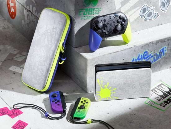 Console Nintendo Switch – Édition OLED Splatoon 3 | Prix au Maroc - Vue 7