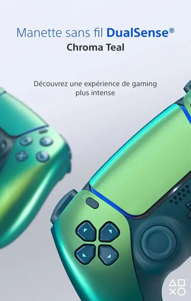 Manette PS5 DualSense Sony Sans Fil – Chroma Teal - Vue 5