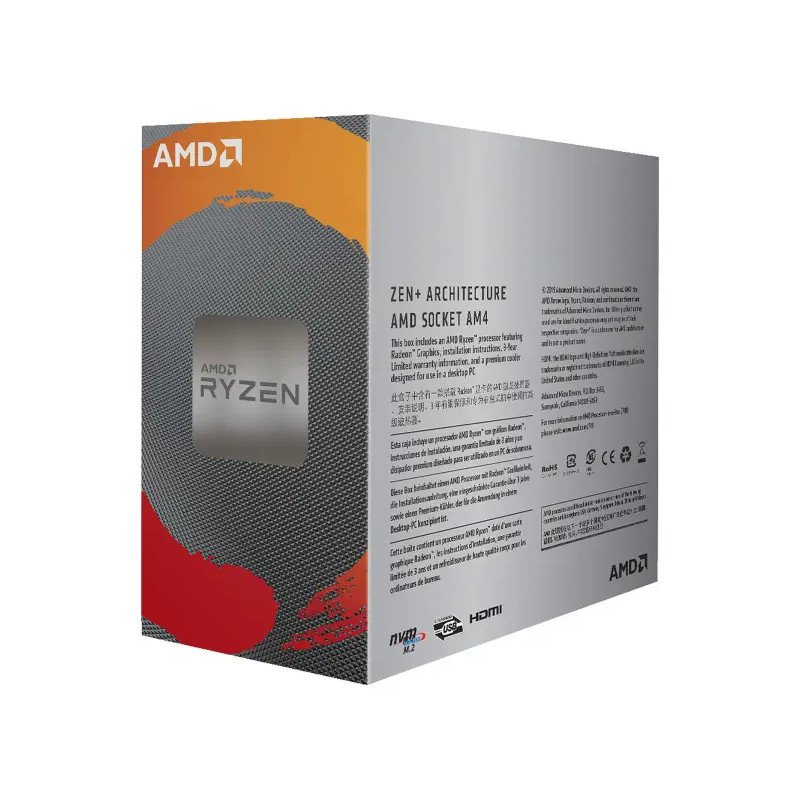 AMD Ryzen 3 3200G (3.6 GHz / 4 GHz) BOX - Vue 3