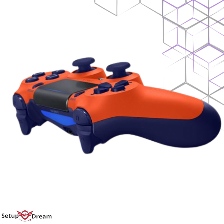 Manette PS4 Sony DualShock 4 Sans fil V2 Sunset Orange - Vue 3