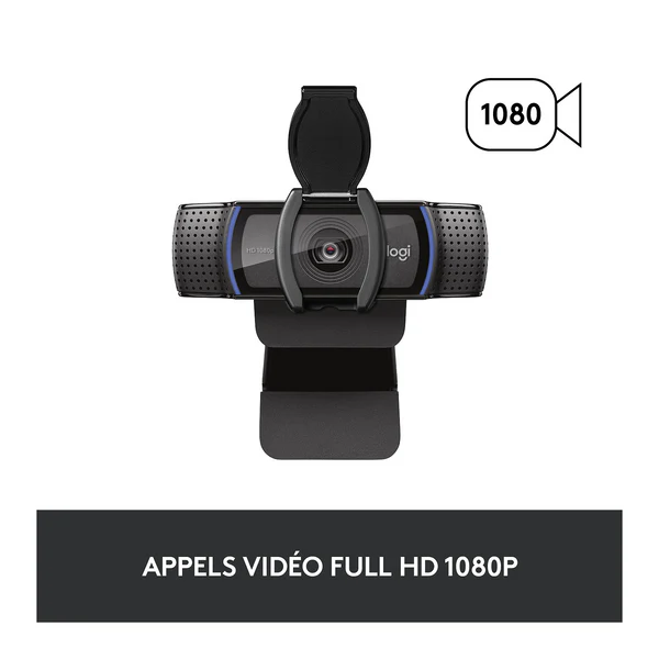 Logitech HD Pro Webcam C920 - Vue 3