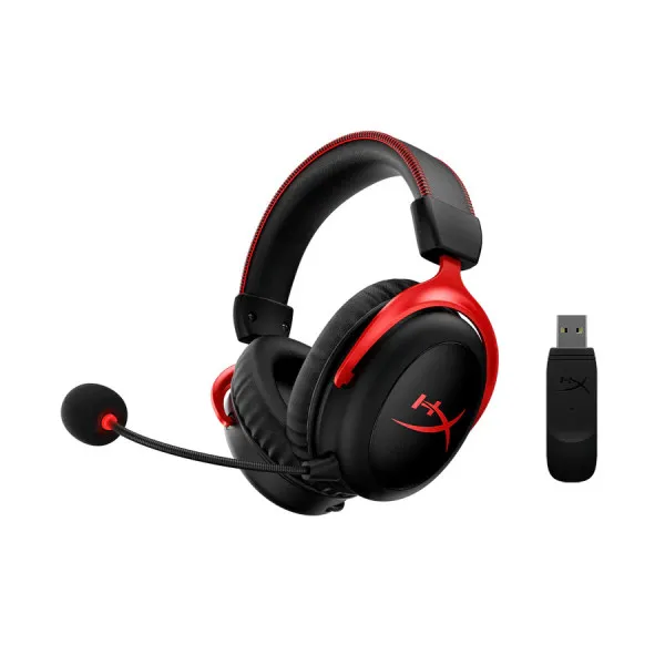 Casque HyperX Cloud II Black/Red – Sans Fil