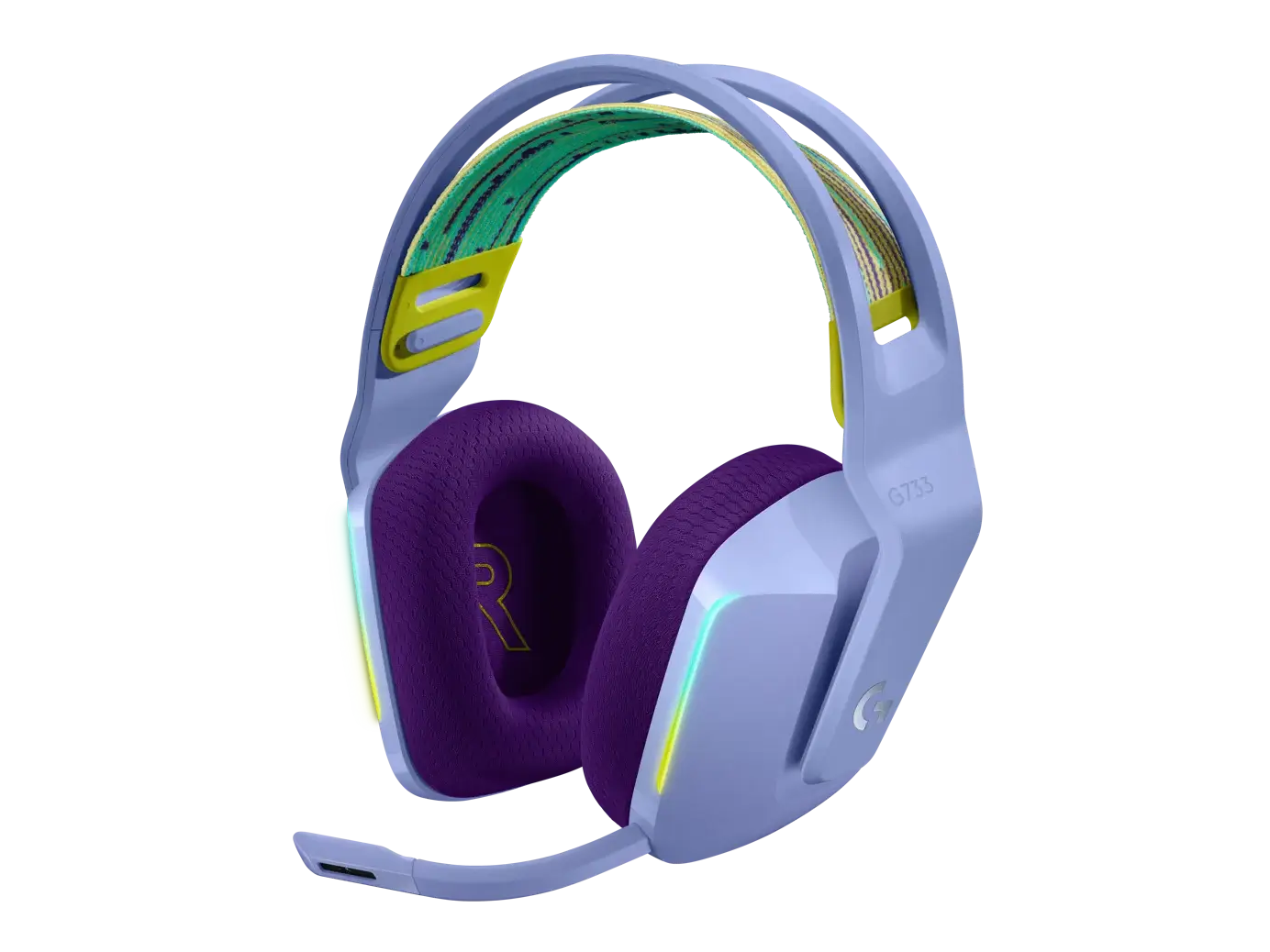 Logitech G733 Lightspeed (Lilac) –  Casque Gamer