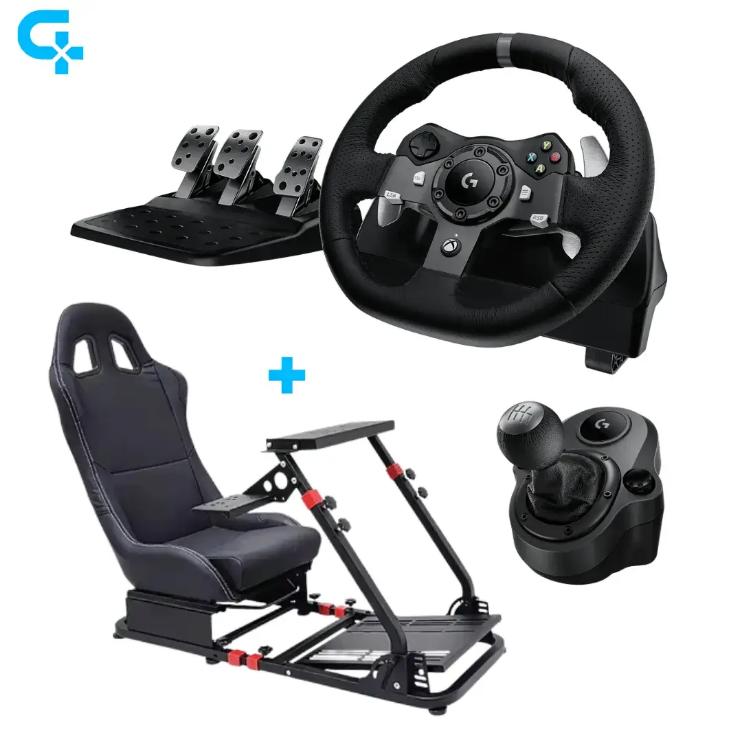 Logitech G920 + PlaySeat GY033B + Driving Force Shifter