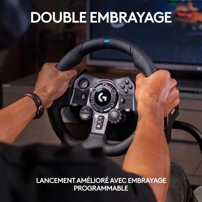 Volant Logitech G923 pour PS5 / PS4 / PC | Maroc - Vue 4